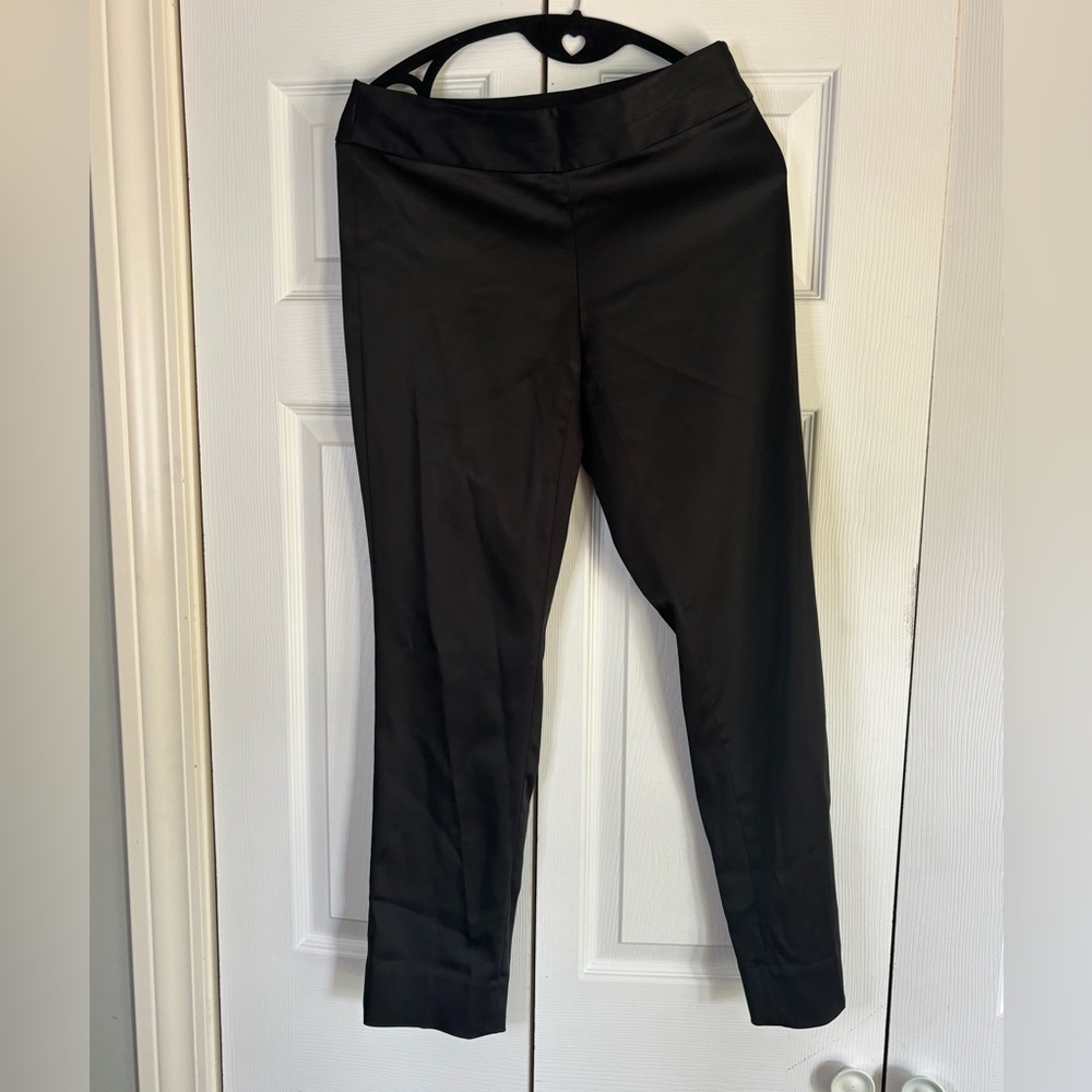 White House Black Market Classic Black Straight Leg Pants